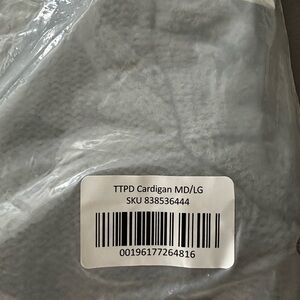 Official Taylor Swift Merch TTPD Cardigan. Unopened. M/L